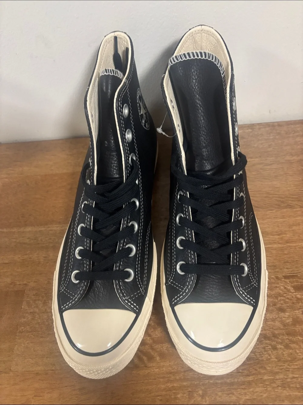 Converse chuck Taylor Leather HI 339000010 Black.Men size 9.New